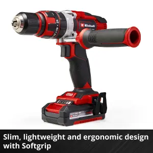 Einhell Cordless Combi Drill Driver 48Nm 18V PXC Power X-Change With Auxiliary Handle TE-CD 18/48 LI-I Solo - Body Only