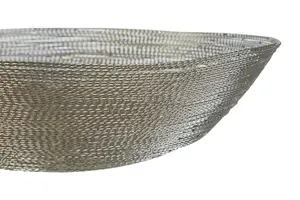 Interiors by Premier Hege 5cm Nickel Wire Decorative Bowl