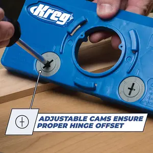 Kreg Concealed Hinge Jig - Make Cabinet Door Installation Easy