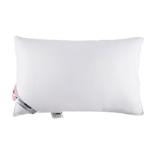 Homescapes Anti Bacterial Pillow Super Microfibre Extra Fill, 48 x 74 cm