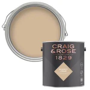 Craig & Rose 1829 Regency Cream  Chalky Emulsion paint, 2.5L