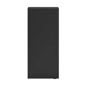 GoodHome Imandra Matt Black Single Wall cabinet (W)400mm (H)900mm