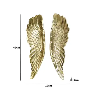 Melody Maison Pair of Gold Angel Wings