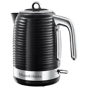 Russell Hobbs Inspire Kettle & 2 Sl Toaster Set Black