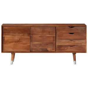 Berkfield TV Cabinet 118x30x55 cm Solid Acacia Wood