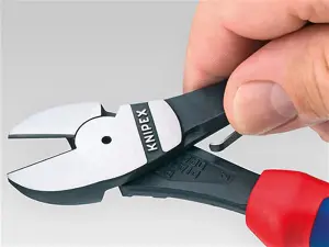 Knipex High Leverage Diagonal Cutters Multi-Component Grip with Spring 180mm