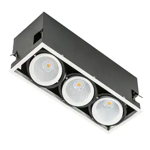 Luminosa Modern Technical LED Recessed Ceiling White, Black, Cool White 4000K 4200lm