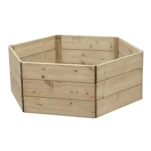 Greena Hexagonal Raised Bed 45 cm High, 60cm each side