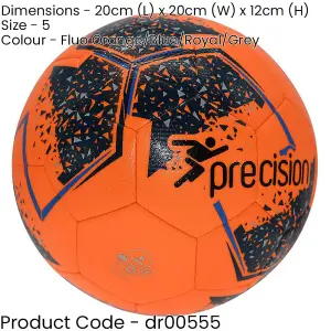 FIFA IMS Official Quality Match Football - Size 5 Fluorescent Orange 3.5mm Foam