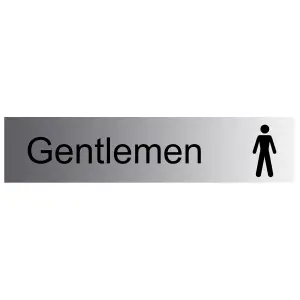 Gentlemen Self-adhesive labels, (H)50mm (W)225mm