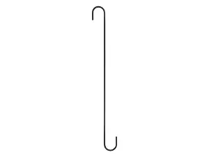 24" S Hooks - Pack of 3, Hanging Basket Bracket