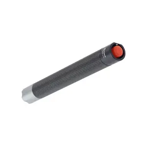 Elwis Mini Black, silver & red 160lm LED Battery-powered Inspection torch