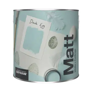 Rust-Oleum Washable Matt Wall Paint - Duck Egg 2.5L