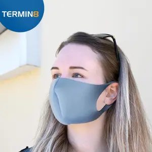 Termin8 Lightweight Breathable Reusable Face Mask for Adults, Machine Washable - Lilac