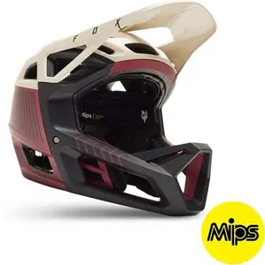 Fox Proframe RS MIPS Fullface MTB Helmet Mash Bordeaux