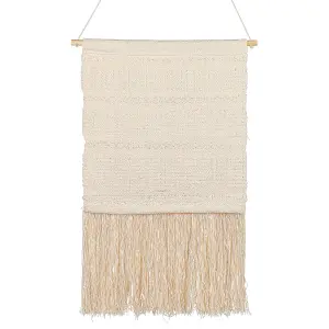 Fabric Wall Hanging KAMOKE Cotton Beige