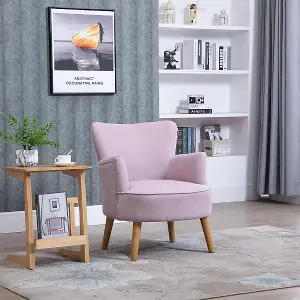 PS Global Pink Violet Kara Accent Chair