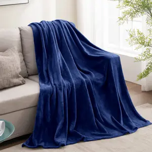 Adamczyk Throw Blanket Navy / W130 x L150cm