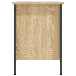 Berkfield Shoe Cabinet Sonoma Oak 69x35x50 cm Engineered Wood