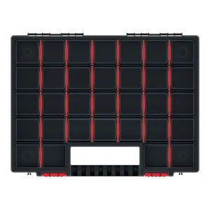 Performance Power Black Organiser with 30 compartments