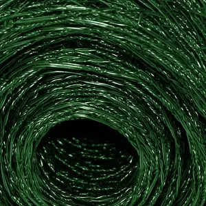 simpa 0.9M x 25M Green PVC Coated Galvanised Steel Wire Garden Fencing