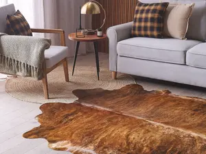 Cowhide Rug 3-4 m² Light Brown NASQU