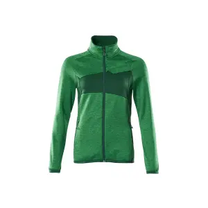 Mascot Accelerate Ladies Microfleece Jacket with Zipper (Grass Green/Green)  (XX Large)