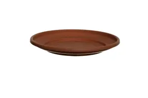 43cm Plant Pot Saucer Large Venetian Terracotta Colour Plastic Plant Saucer Dish