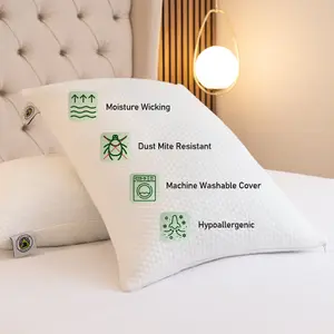 Martian Dreams Hybrid Pillow - Super King Size (50x90cm) - 2 Pack