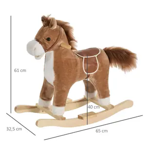 Messina Rocking Horse Brown