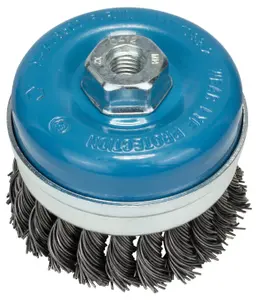 Bosch Professional Cup Brush - 90mm, Knotted, 0.8mm Thickness (M14)