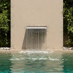 Rear Entrance Pond Stainless Steel Water Curtain 30 cm