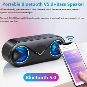 Wireless Bluetooth Portable Speaker Stereo Bass Loud Usb Aux Fm