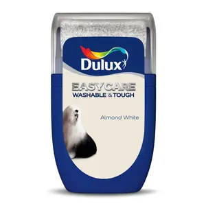 Dulux Easycare Washable & Tough Almond white Matt Wall & ceiling Emulsion paint, 30ml Tester pot