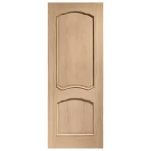 Pre-Finished Internal Oak Louis Door with Raised Mouldings Door  - 1981 x 838 x 35mm (33")