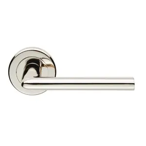 Dieci Latch Door Handle (Set of 2) Polished Nickel