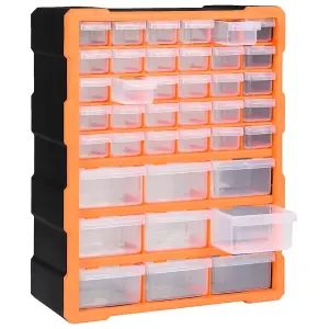 Berkfield Multi-drawer Organiser with 39 Drawers 38x16x47 cm