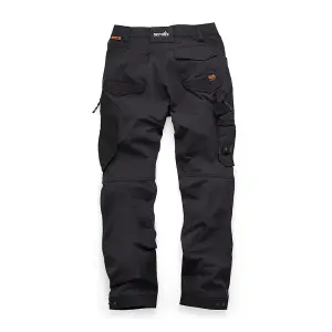 Scruffs Pro Flex Plus Trade Work Trousers Black - 40R