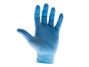 HypaTouch Nitrile Gloves 6 Pairs First Aid Gloves HSE Compliant Powder Free