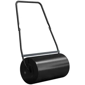 DURHAND Heavy Duty Garden Lawn Roller Push Tow Water Sand Filled 46L Equipment