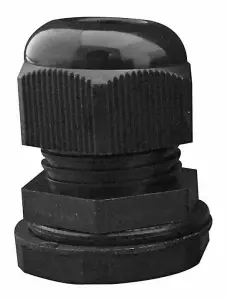 CONCORDIA TECHNOLOGIES - Nylon 6 Cable Glands M16 22mm Black 10 Pack