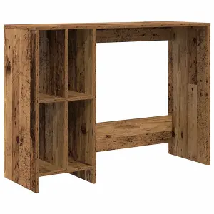 Berkfield Desk Old Wood 102.5x35x75 cm Engineered Wood