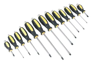 Sealey Screwdriver Set 13pc Hammer-Thru S0754