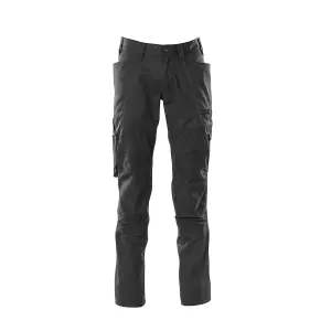 Mascot Accelerate Trousers with Kneepad Pockets - Black   (44.5) (Leg Length - Regular)