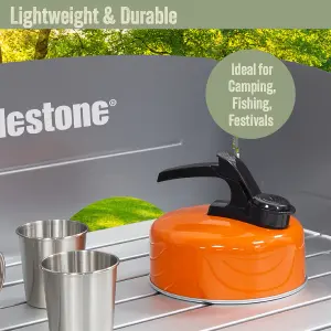 Milestone Camping 1 Litre Whistling Camping Kettle