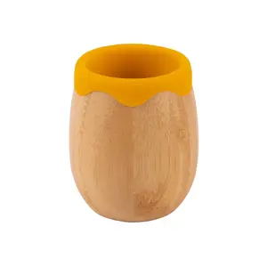 Tiny Dining - Bamboo Baby Trainer Cup - 130ml  - Yellow