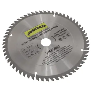 Sealey TCT Saw Blade 250 x 30mm 60 TPU For Chipboard/Plywood - Silver 25060