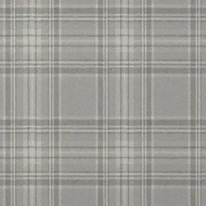 GoodHome Falcata Beige Fabric effect Checked Smooth Wallpaper Sample