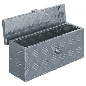 Berkfield Aluminium Box 48.5x14x20 cm Silver