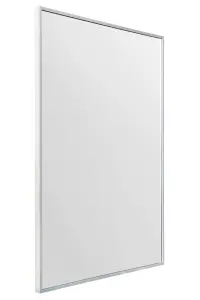 MirrorOutlet Artus -Silver Aluminium Edged Wall Mirror 35" X 24" (90CM X 60CM)